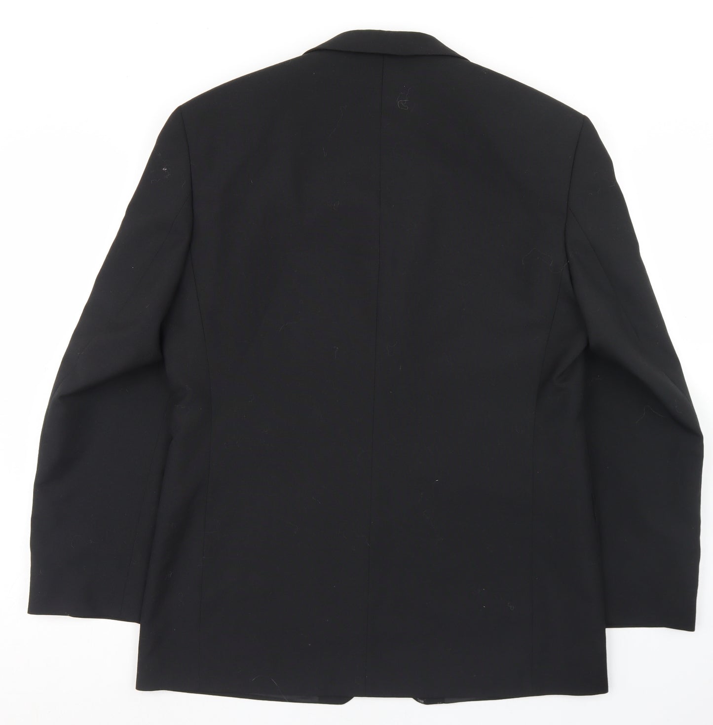 Burton Mens Black  Polyester Jacket Blazer Size 40