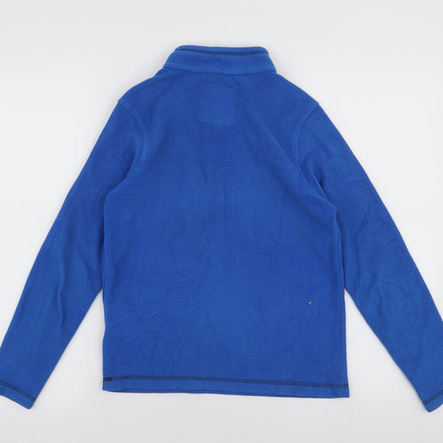 Regatta Boys Blue  Polyester Pullover Sweatshirt Size 13 Years  Zip