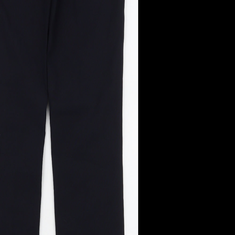 Atmosphere Womens Blue  Polyester Dress Pants Trousers Size 8 L32 in Slim Zip