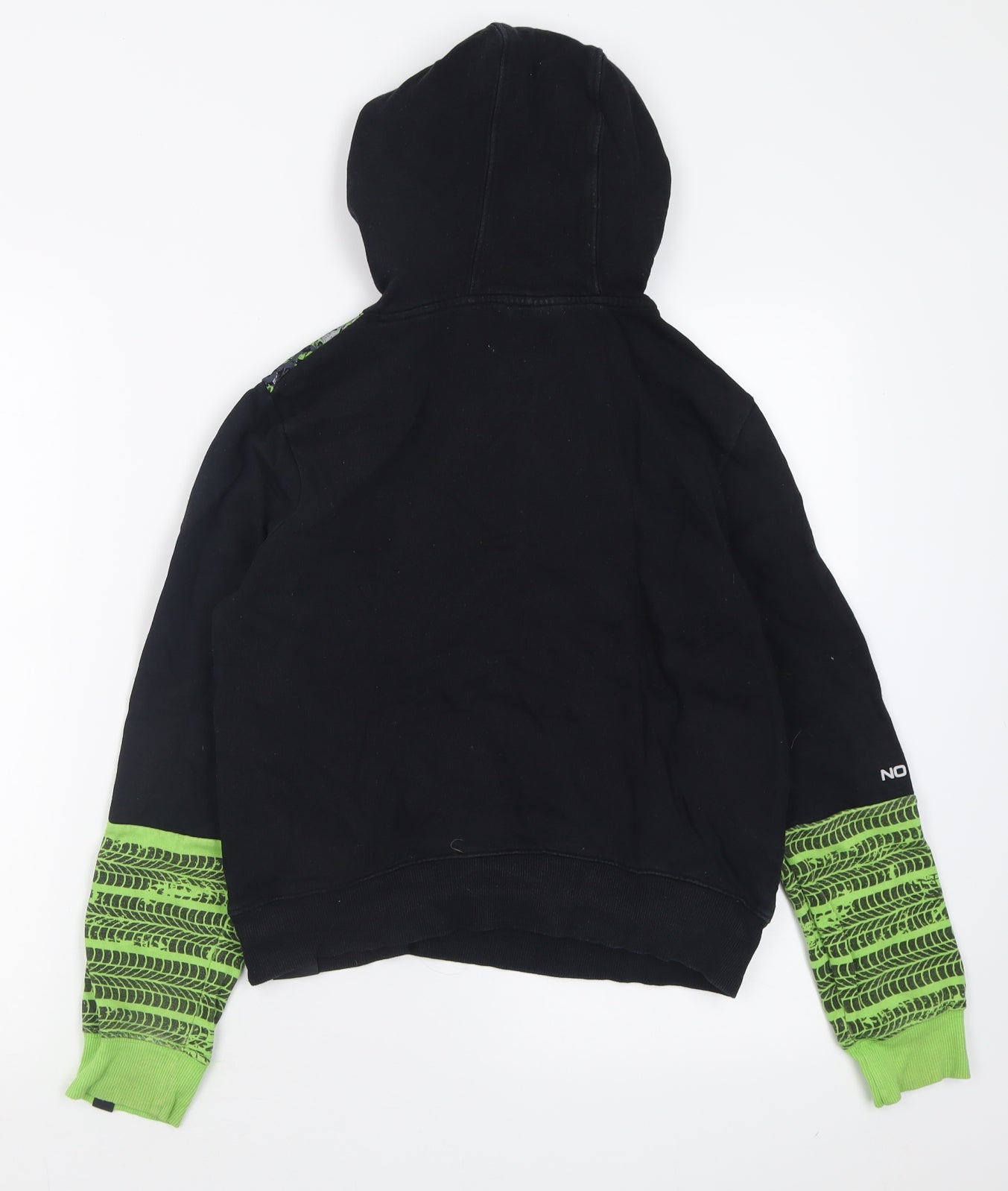No Fear Boys Black  Cotton Pullover Hoodie Size 13 Years  Pullover