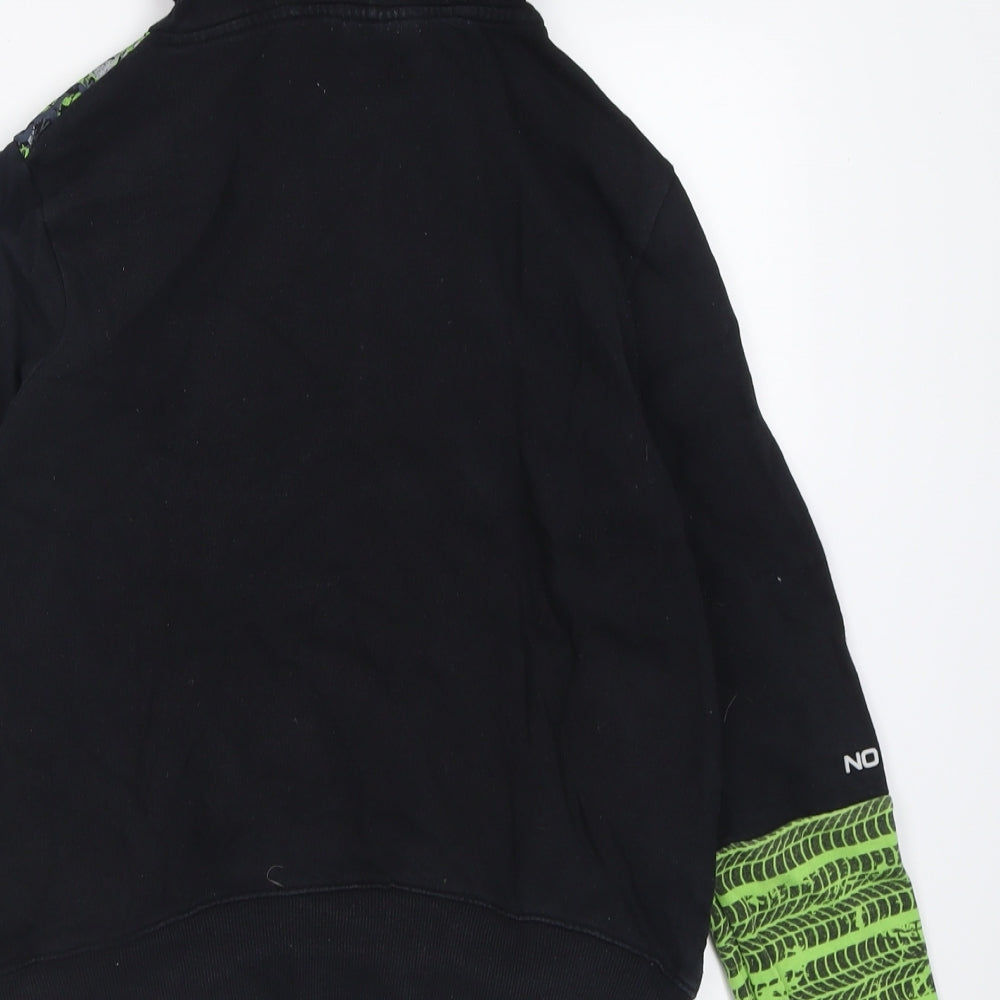 No Fear Boys Black  Cotton Pullover Hoodie Size 13 Years  Pullover