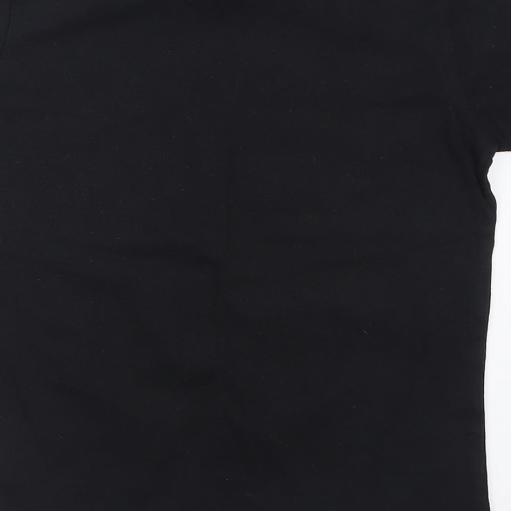 Matalan Boys Black  Cotton Basic T-Shirt Size 9-10 Years Crew Neck Pullover - Roblox