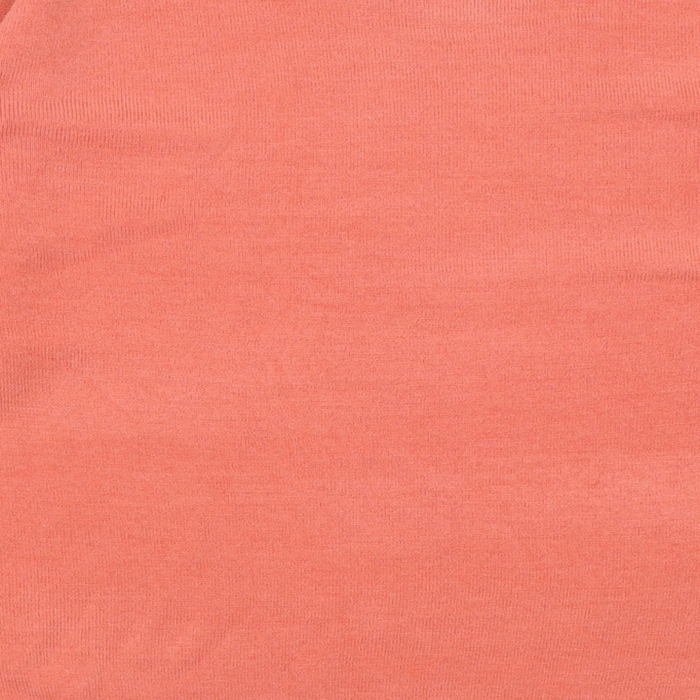 Dunnes Stores Womens Pink Crew Neck  Acrylic Pullover Jumper Size L