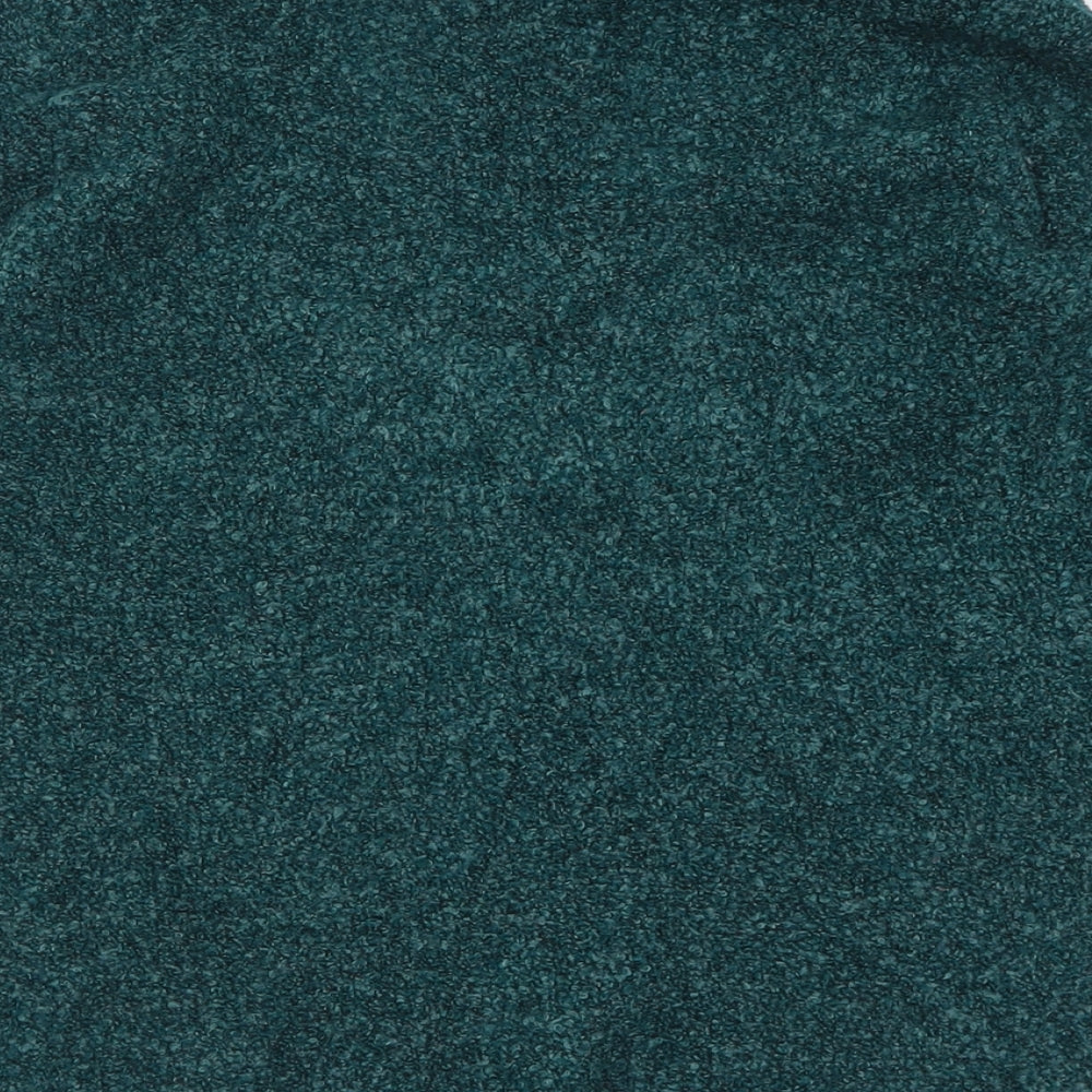 Marks and Spencer Womens Blue Roll Neck  Acrylic Pullover Jumper Size 10