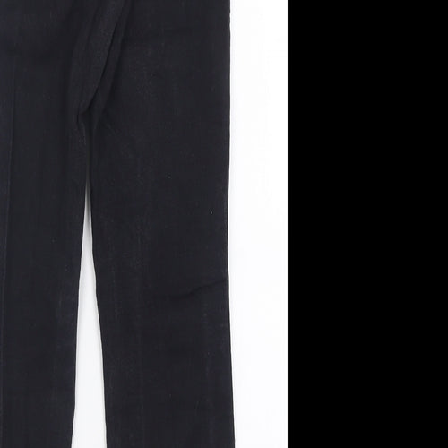 H&M Womens Black  Cotton Skinny Jeans Size 28 L28 in Regular Button