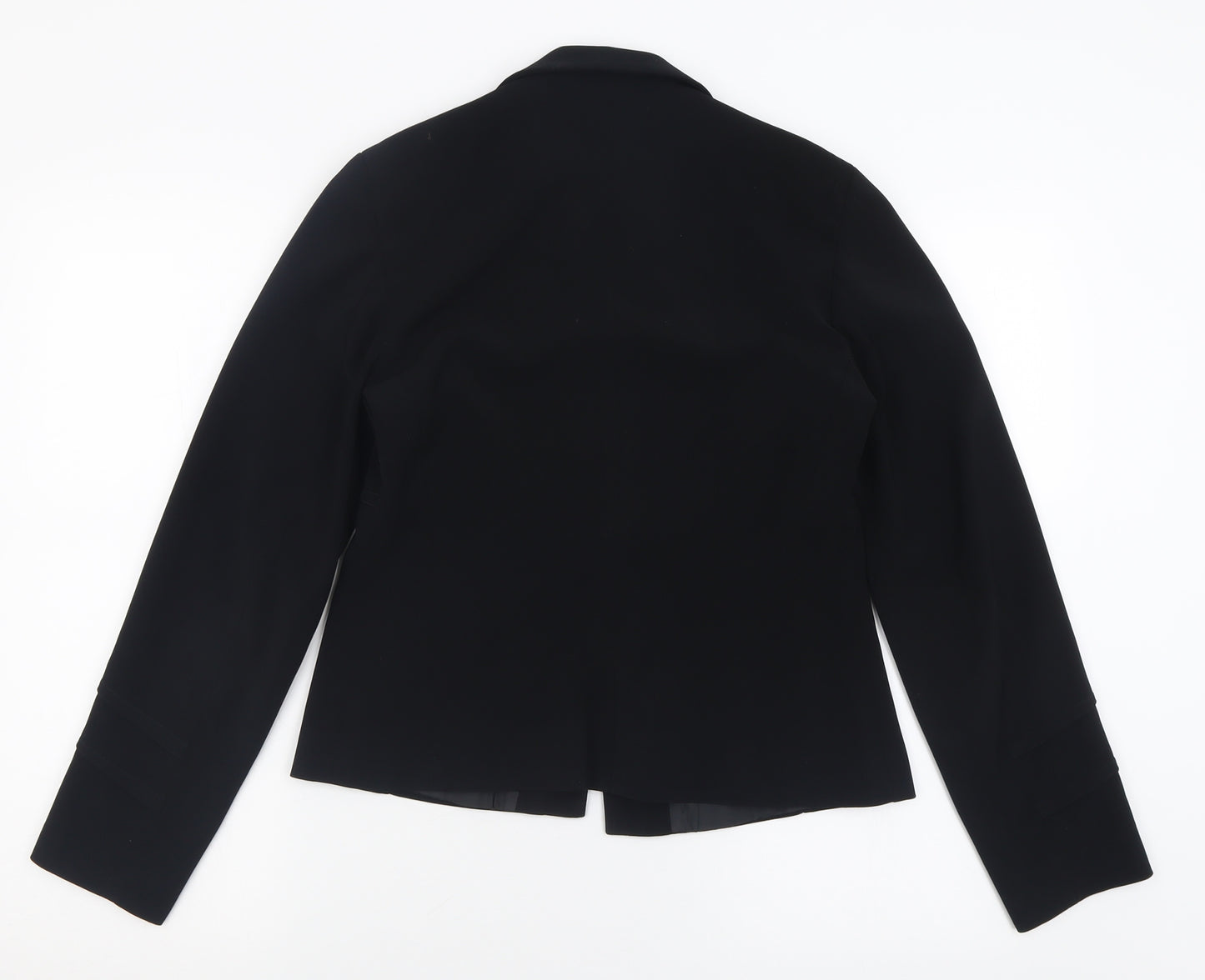 IVANA BIANCA Womens Black   Jacket Blazer Size 14  Button