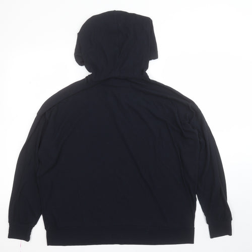 USA Pro Womens Blue  Polyester Pullover Hoodie Size 12