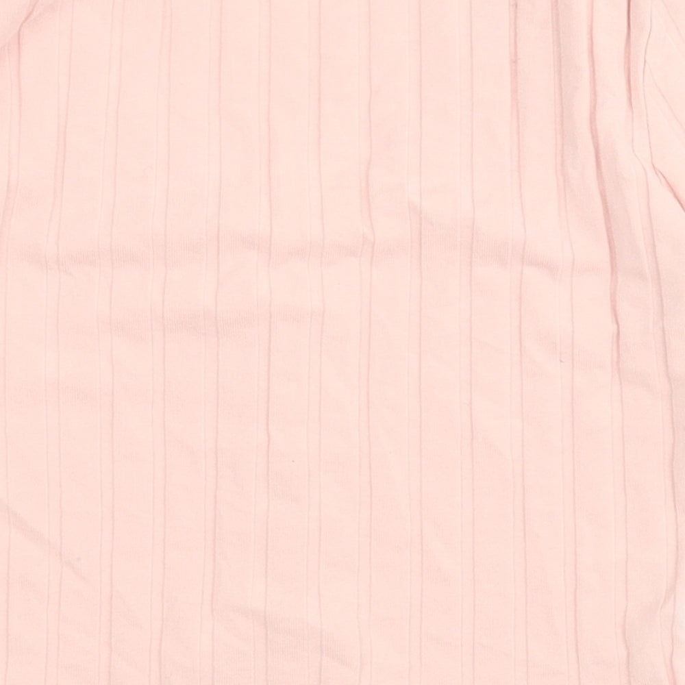 SheIn Womens Pink  100% Cotton Basic T-Shirt Size XS Round Neck
