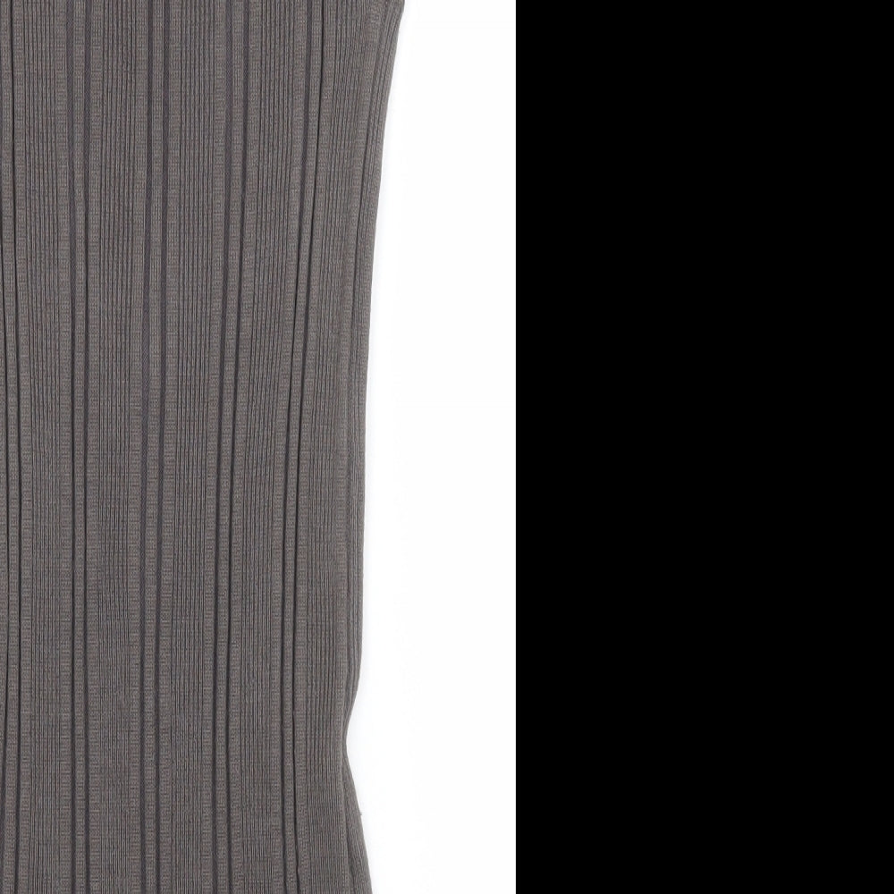 Atmosphere Womens Grey V-Neck  Acrylic Cardigan Jumper Size 14