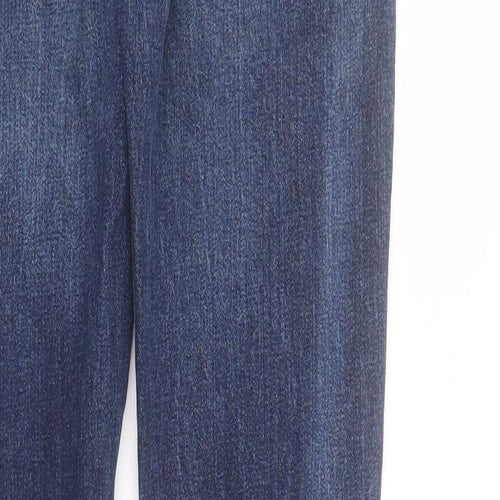 Very Womens Blue  Cotton Skinny Jeans Size S L30 in Regular Zip