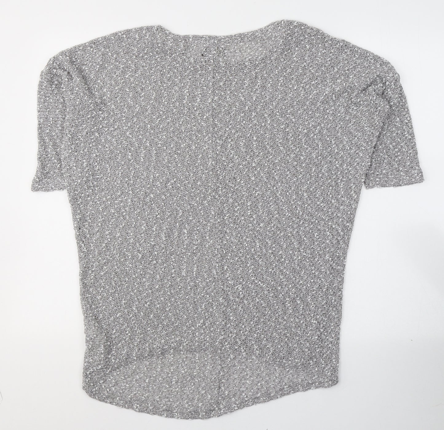 New Look Womens Grey Round Neck  Polyester Pullover Jumper Size 10