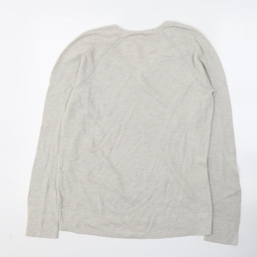 Gap Mens Beige Round Neck  Cotton Pullover Jumper Size M