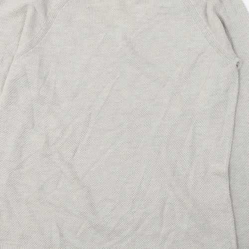Gap Mens Beige Round Neck  Cotton Pullover Jumper Size M