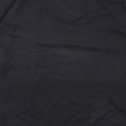 Marks and Spencer Mens Black V-Neck  Acrylic Pullover Jumper Size S