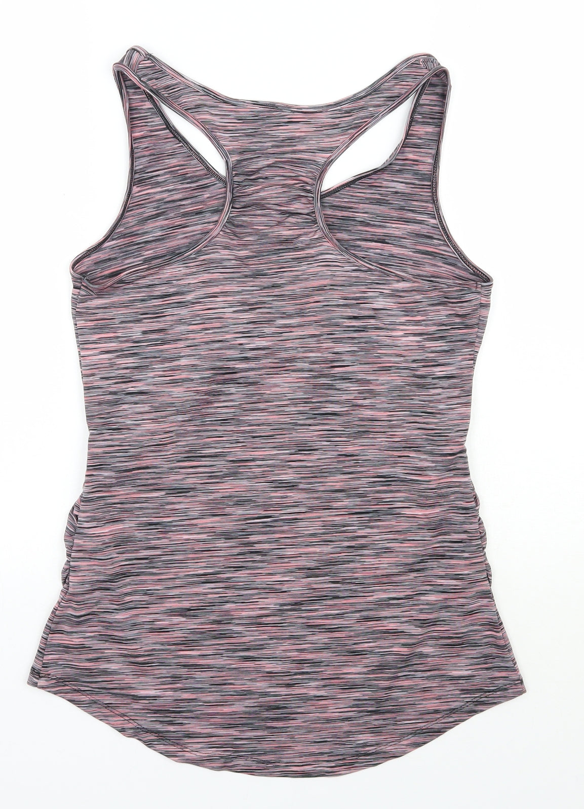 Matalan Womens Pink  Polyester Basic Tank Size M V-Neck Pullover