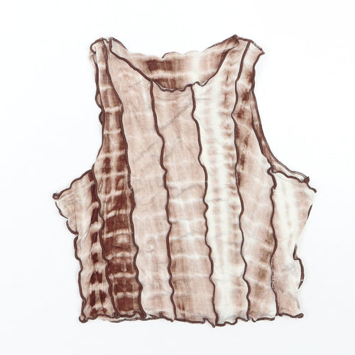 SheIn Womens Brown   Cropped Tank Size XS Round Neck