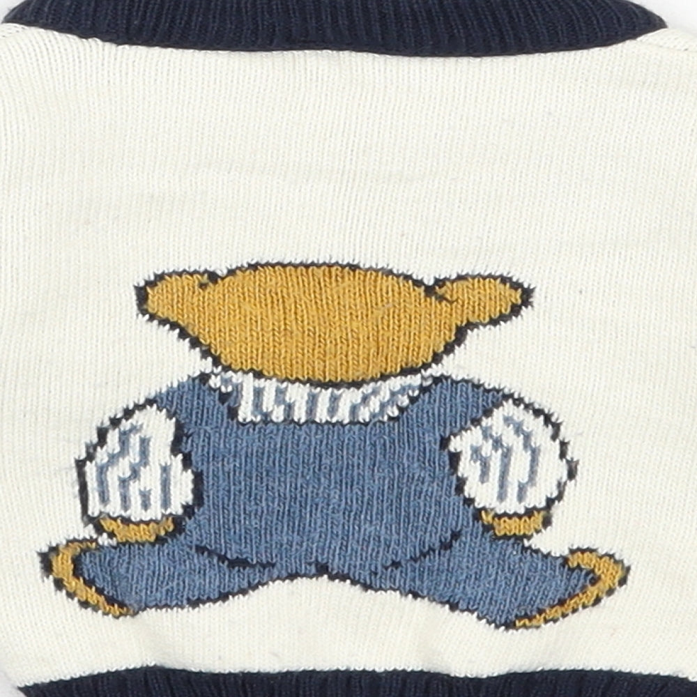 Boots Baby Ivory  Acrylic Pullover Jumper Size 3-6 Months  Pullover