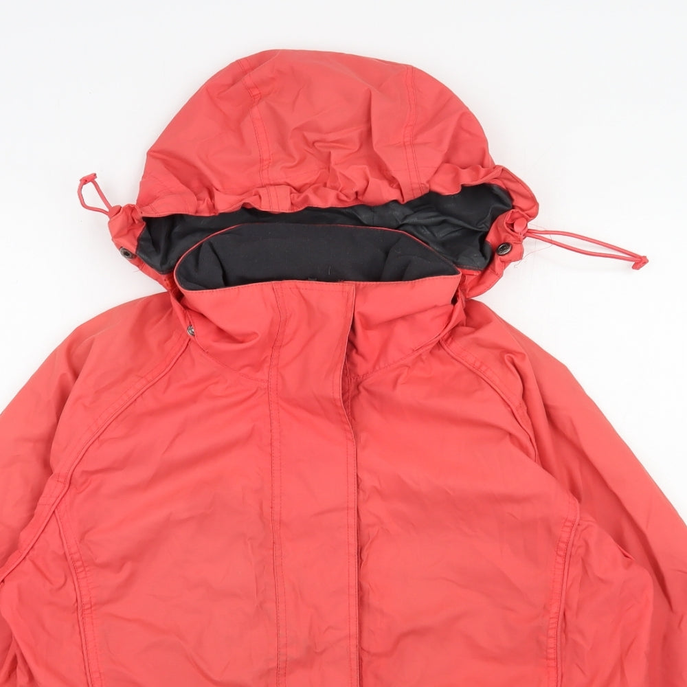 Mountain Life Womens Pink   Anorak Coat Size 10  Zip