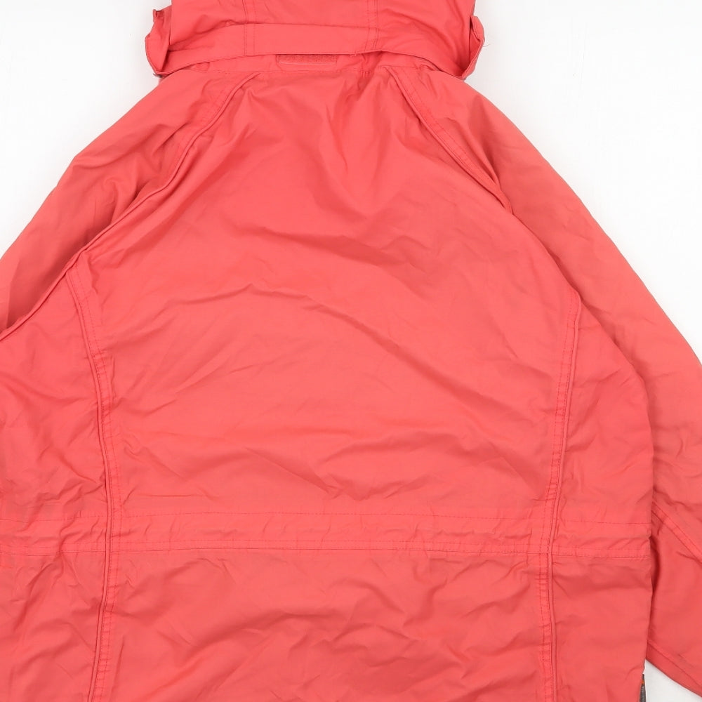 Mountain Life Womens Pink   Anorak Coat Size 10  Zip