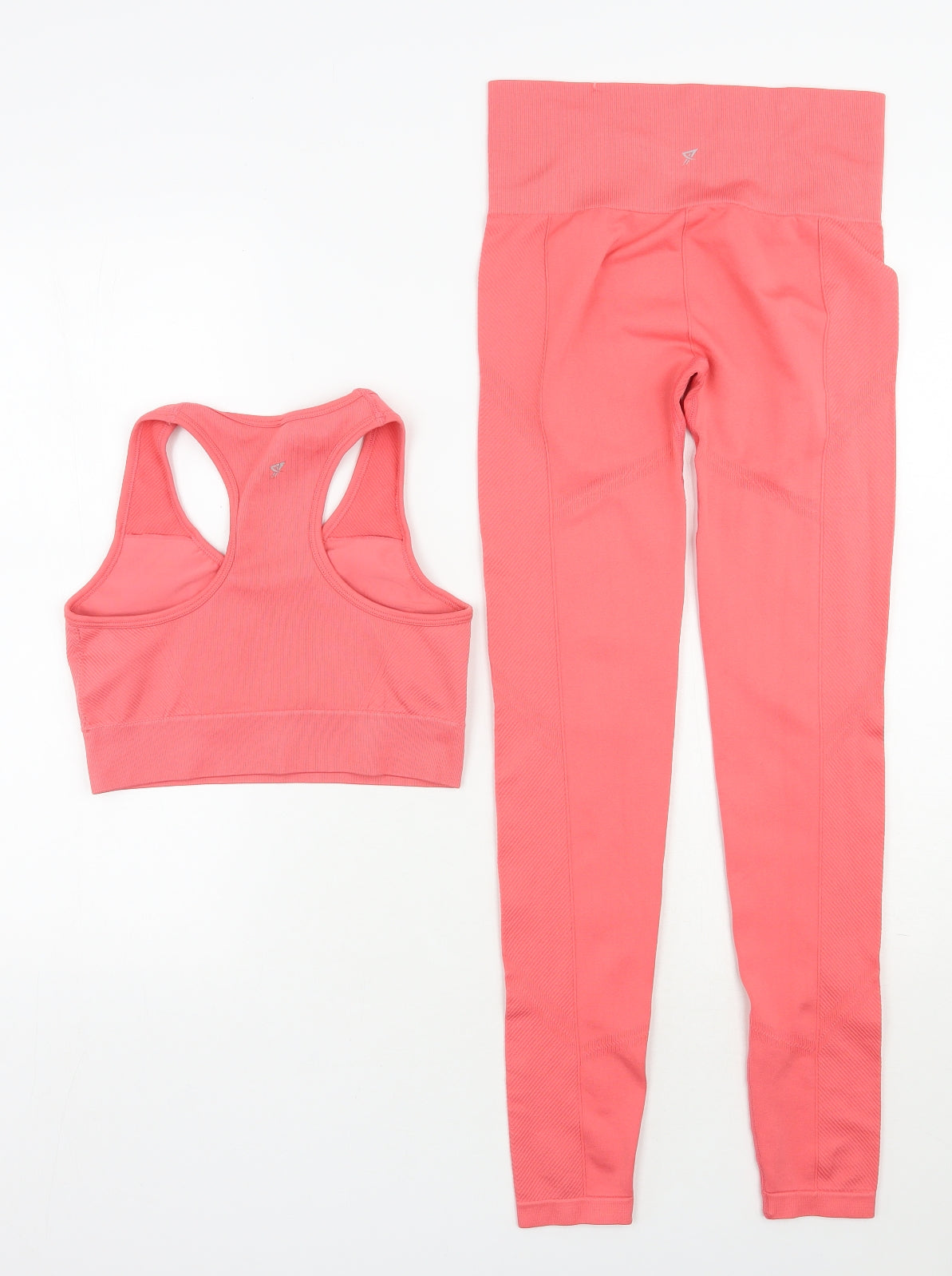 Primark Womens Pink  Polyester Compression Leggings Size 10 L27 in Regular Pullover