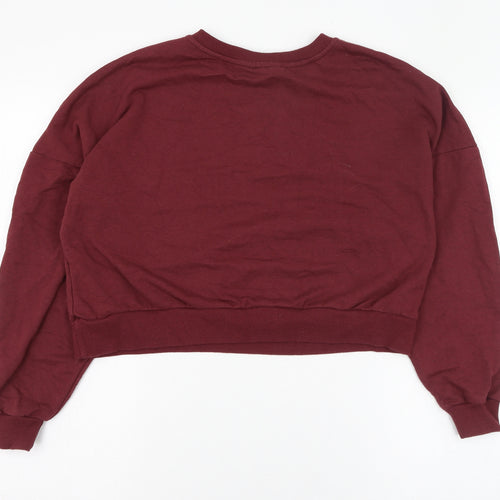 Primark Womens Red  Cotton Pullover Sweatshirt Size 6  Pullover - Harry Potter
