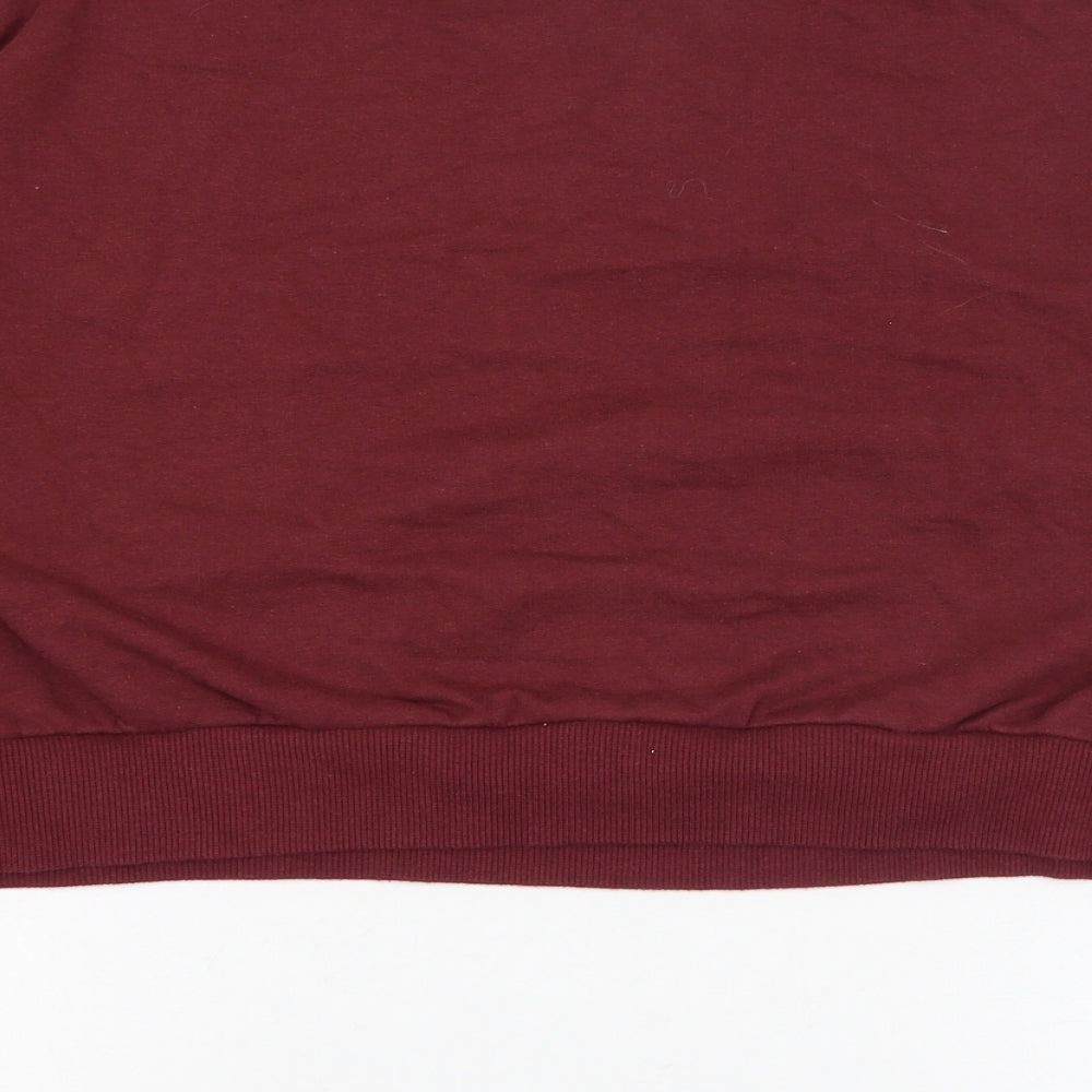 Primark Womens Red  Cotton Pullover Sweatshirt Size 6  Pullover - Harry Potter