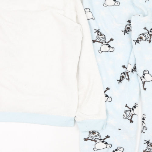 Primark Womens Blue  Polyester  Pyjama Set Size 6   - Frozen, Olaf