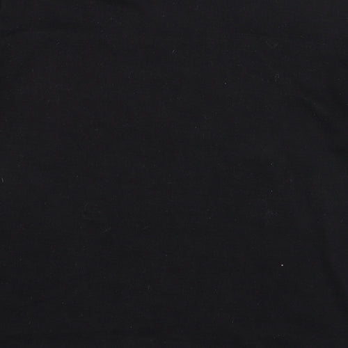 Paramour Womens Black  Polyester Basic T-Shirt Size XL Round Neck