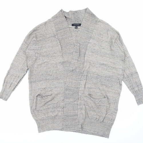 Primark Womens Brown V-Neck  Polyester Cardigan Jumper Size 10