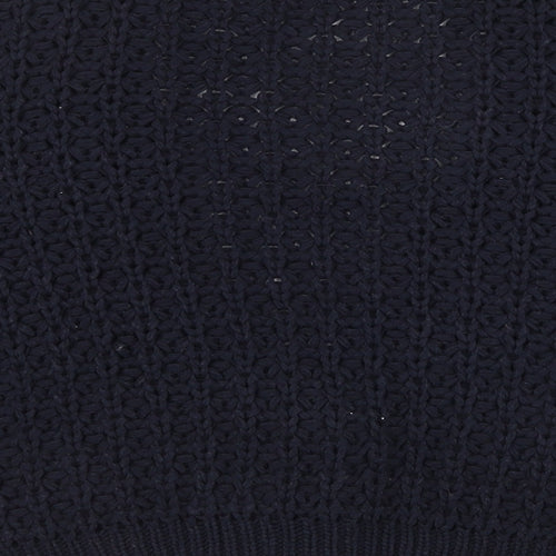 Marks and Spencer Womens Black V-Neck  Acrylic Cardigan Jumper Size 12