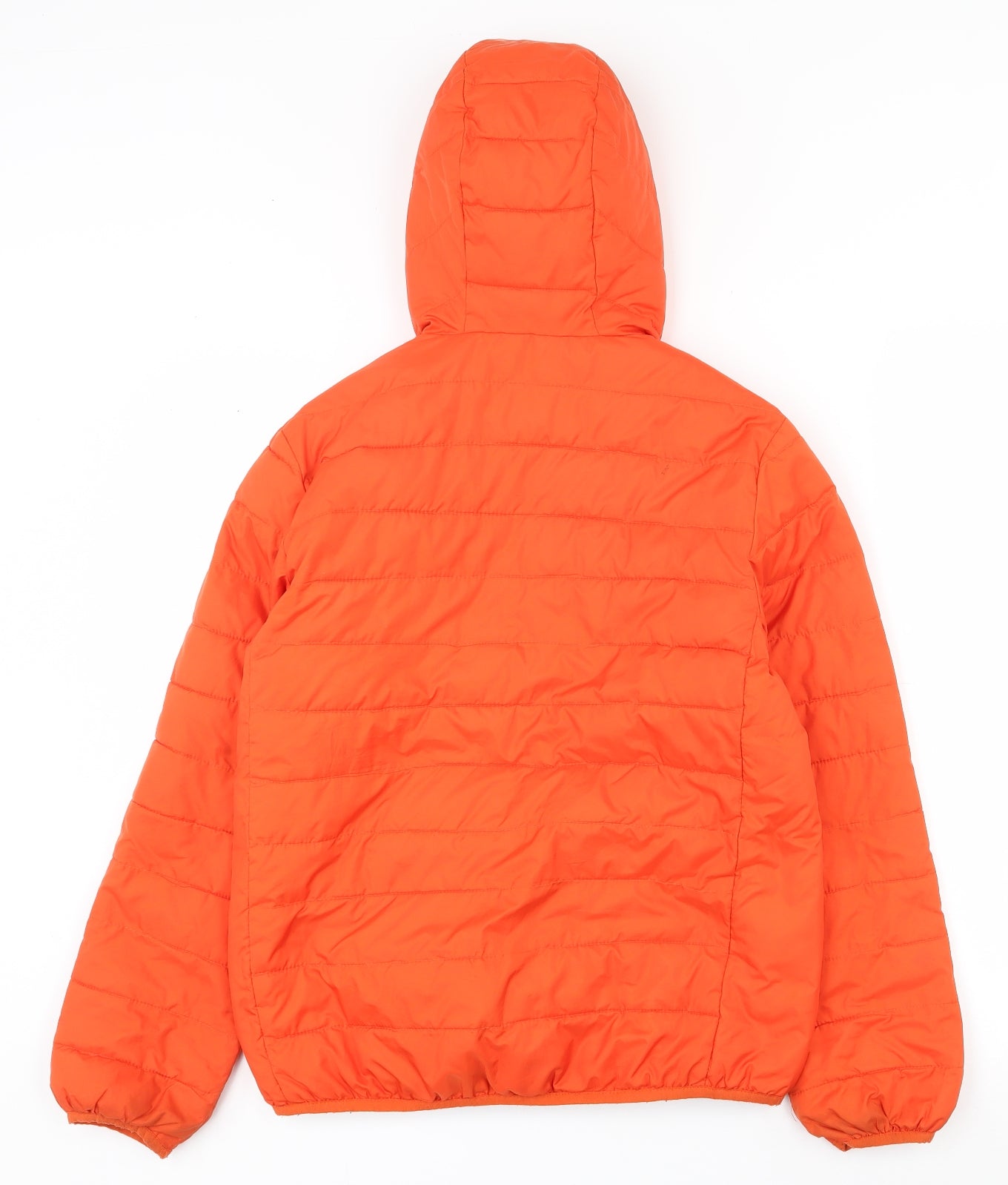 Quick Silver Boys Orange   Puffer Jacket Coat Size 10 Years  Zip