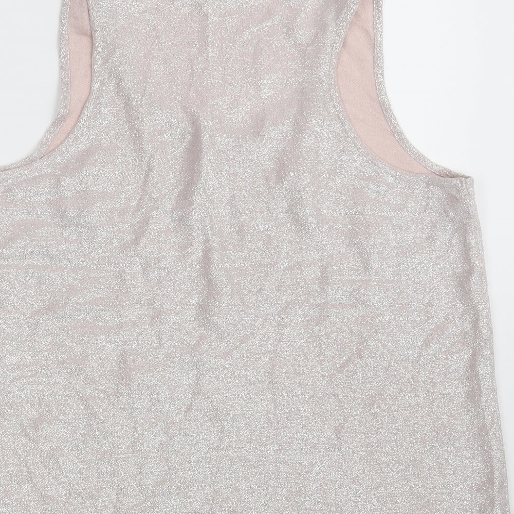 NEXT Womens Pink  Viscose Vest Sweatshirt Size 20