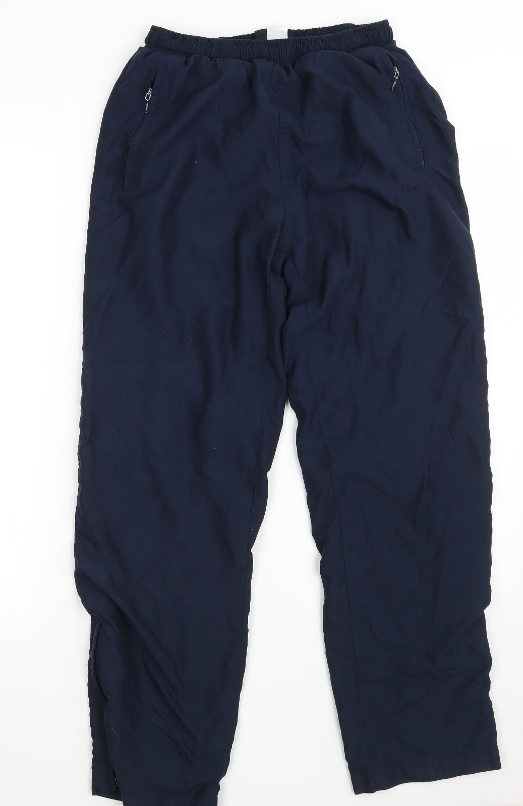 Olympus Womens Blue  Polyester Jogger Trousers Size 10 L27 in Regular