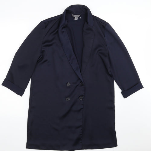 Atmosphere Womens Blue   Jacket  Size 12  Button