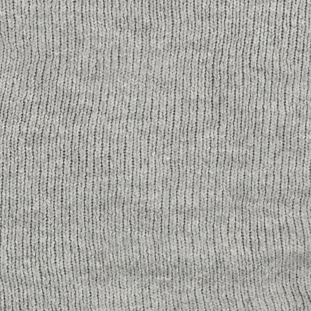 Primark Womens Grey Round Neck  Acrylic Pullover Jumper Size 12   - Size 12-14