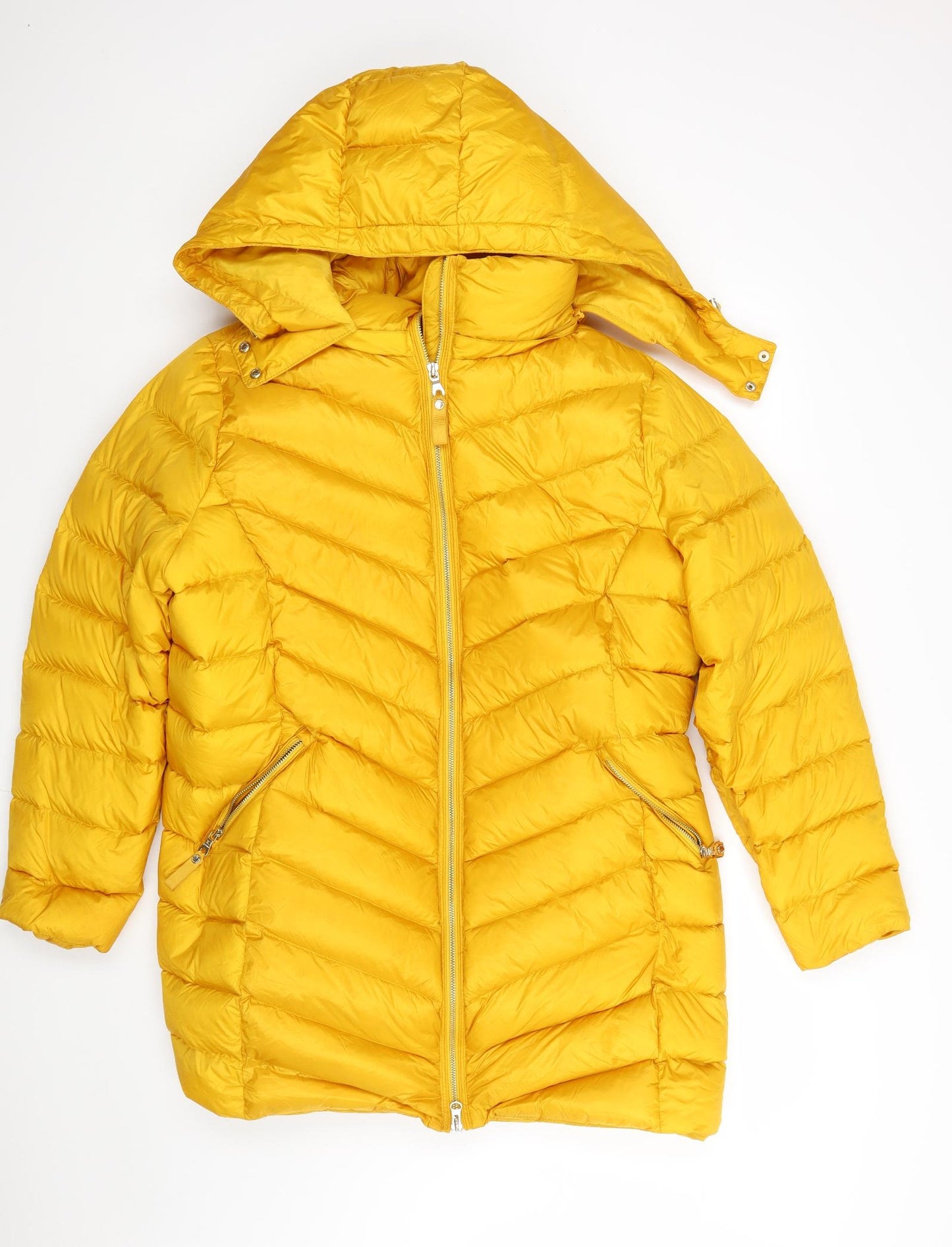Marks and Spencer Womens Yellow   Jacket  Size 22  Zip