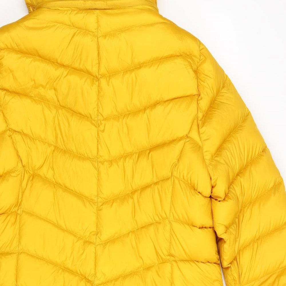 Marks and Spencer Womens Yellow   Jacket  Size 22  Zip