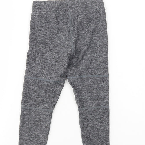 NEXT Girls Grey  Polyester Jogger Trousers Size 4 Years  Regular  - Leggings