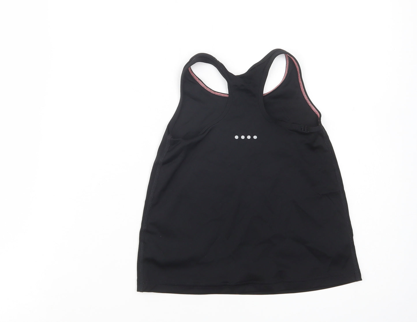 Souluxe Girls Black  Polyester Pullover Tank Size 4-5 Years Scoop Neck Pullover