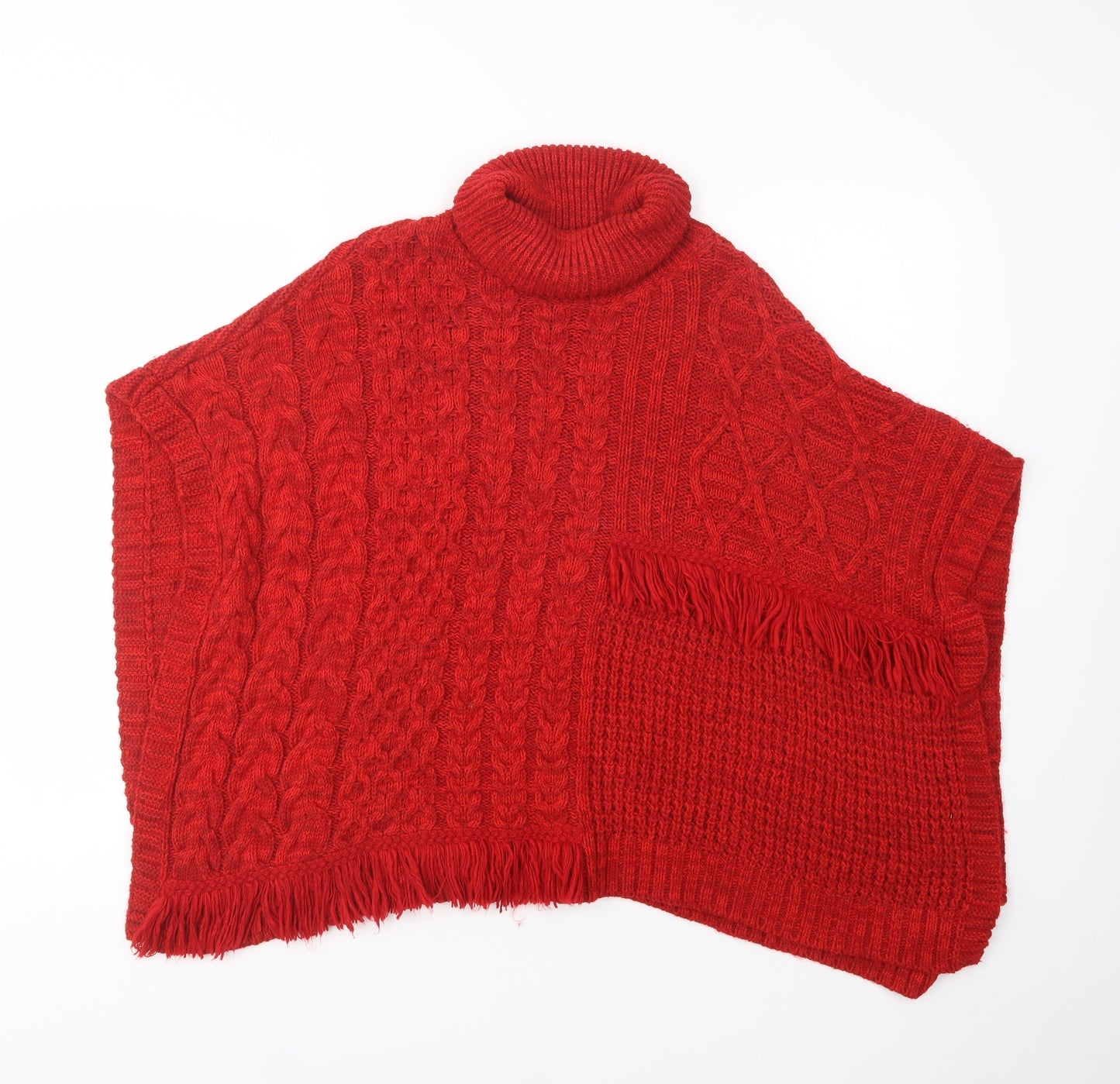 NEXT Girls Red   Overcoat Poncho Size 11-12 Years  Pullover