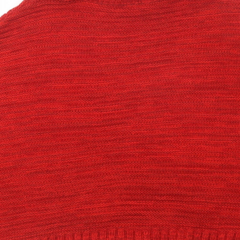 NEXT Girls Red   Overcoat Poncho Size 11-12 Years  Pullover