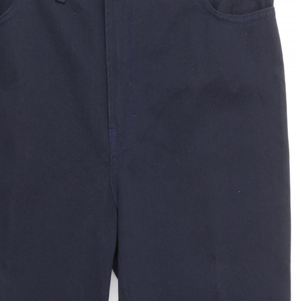 Levi's Mens Blue  Cotton Straight Jeans Size 42 in L30 in Regular Button