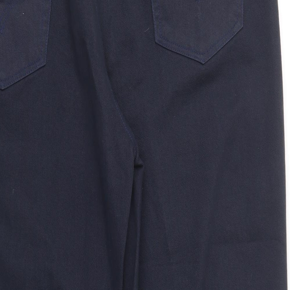 Levi's Mens Blue  Cotton Straight Jeans Size 42 in L30 in Regular Button