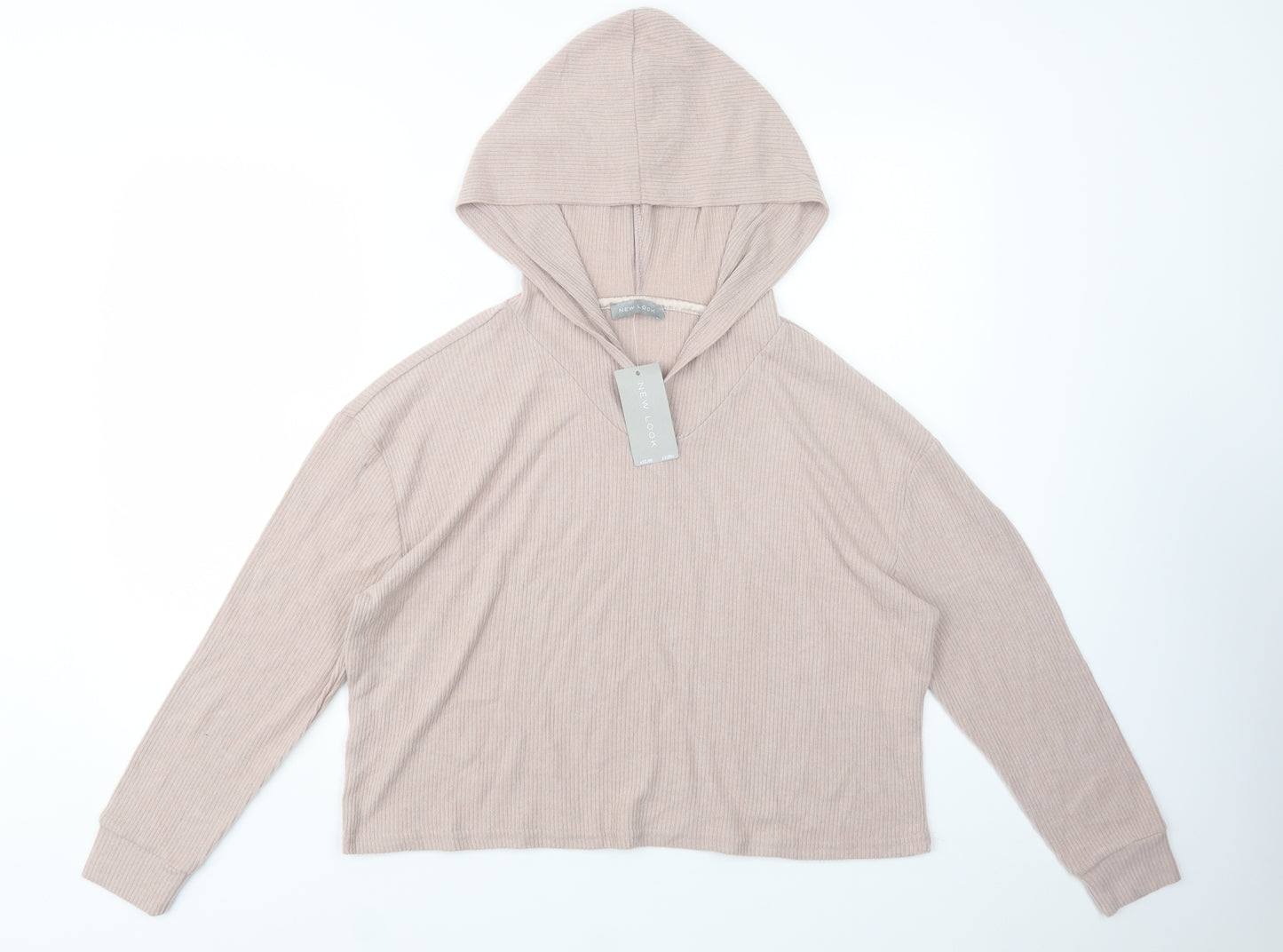 New Look Womens Beige  Polyester Top Lounge Set Size M