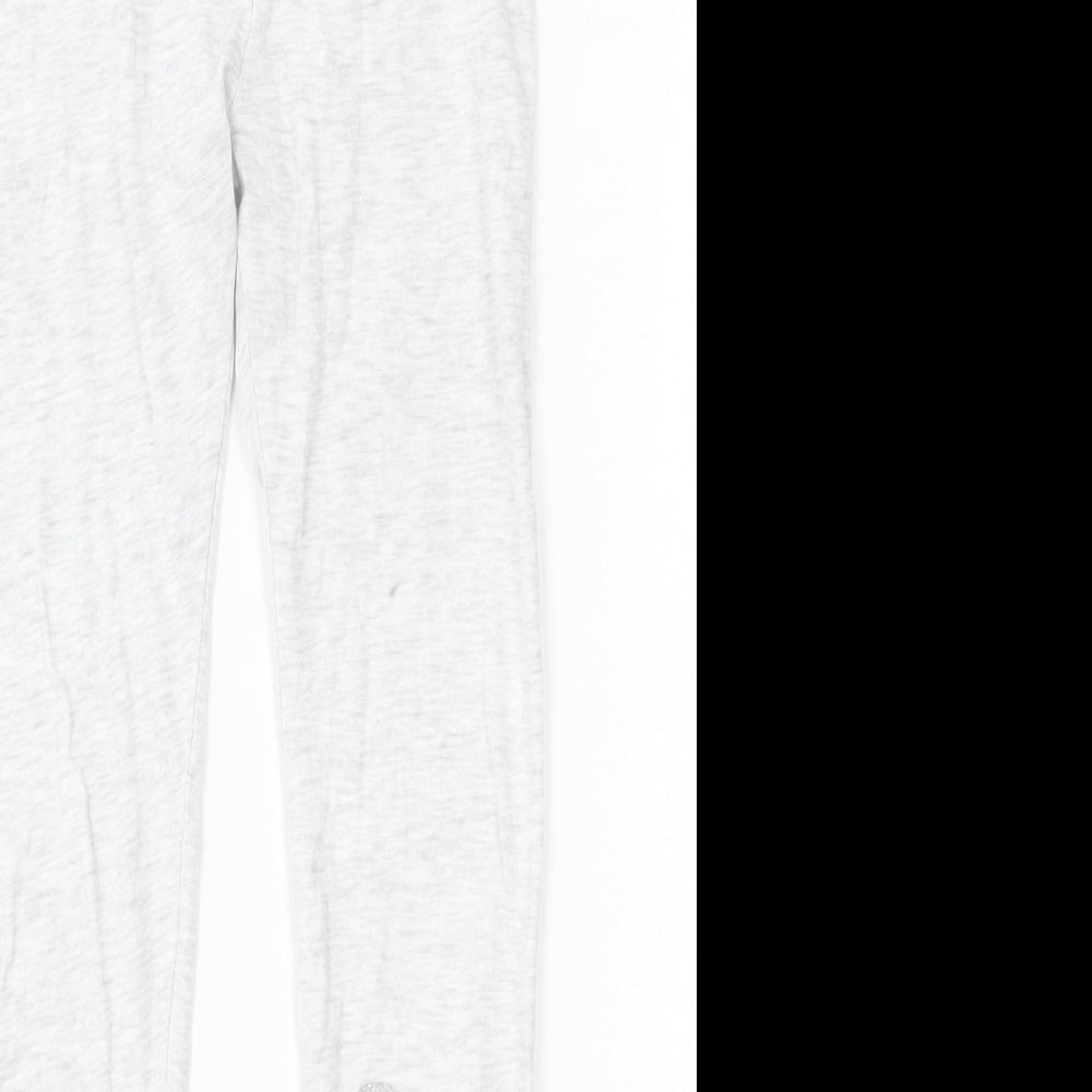 H&M Girls Grey  Cotton Jogger Trousers Size 9 Years  Regular  - Leggings