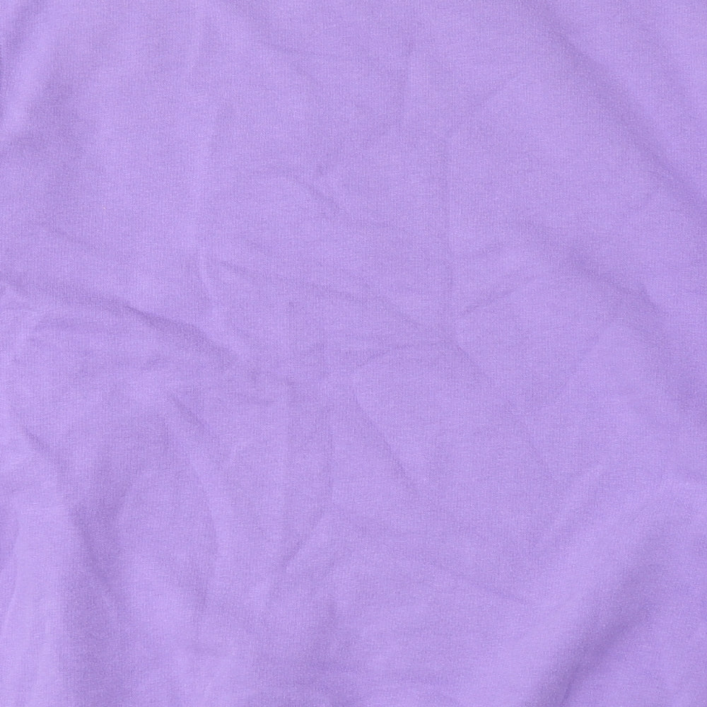 Cotton Traders Mens Purple  Cotton Pullover Sweatshirt Size L