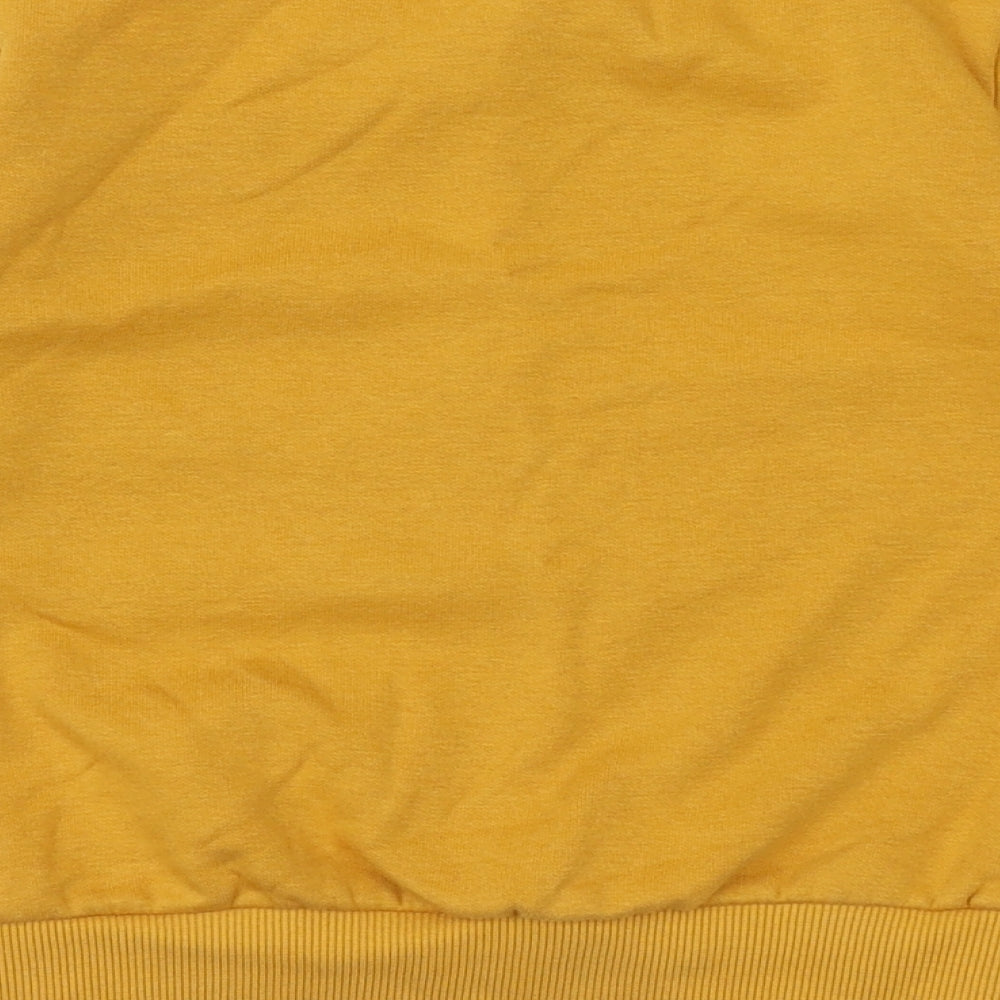LC Waikiki Boys Yellow  Cotton Pullover T-Shirt Size 24 Months Round Neck Pullover - Fox, Sweatshirt