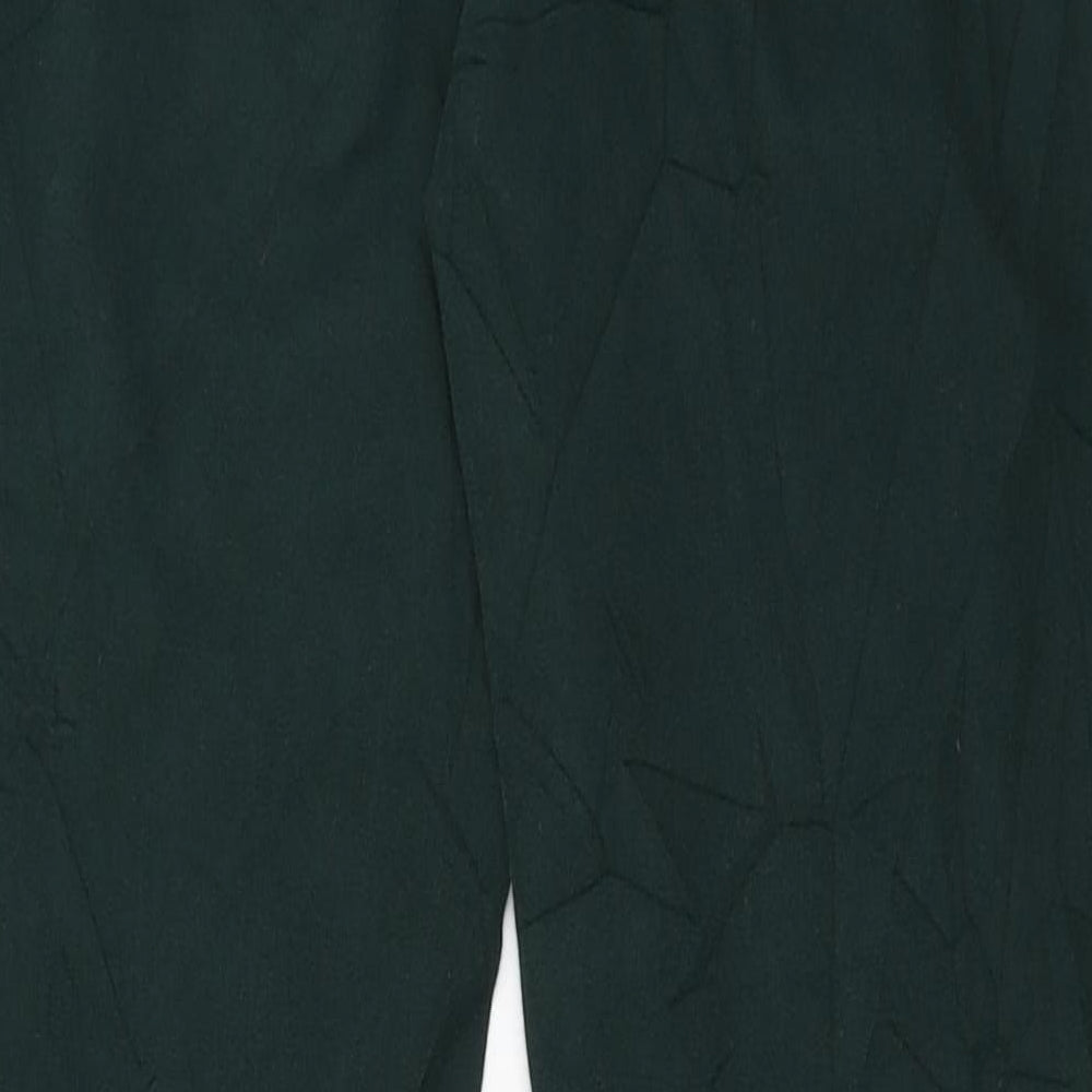 COS Womens Green  Cotton Trousers  Size 10 L28 in Regular Zip