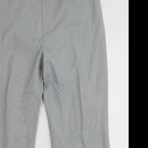 Atmoshpere Womens Grey  Polyester Trousers  Size 16 L27 in Regular Zip