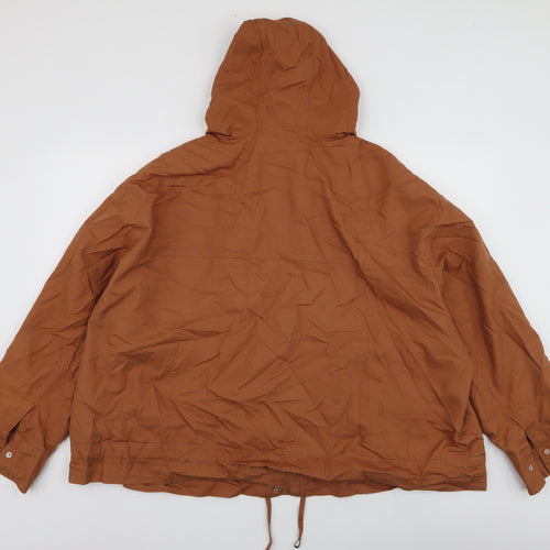 George Womens Brown   Parka Coat Size 2XL  Zip